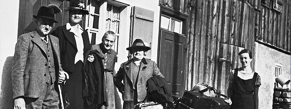 Anreise um 1930